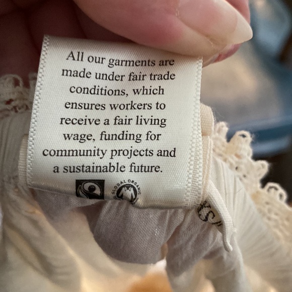 Timjan Design pirate/prairiecore linen top. Size S/XS - Picture 8 of 10